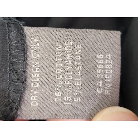 Siamo Black Double Breasted Short Sleeve Belted Jacket Women's 10 M EUC - Picture 8 of 9